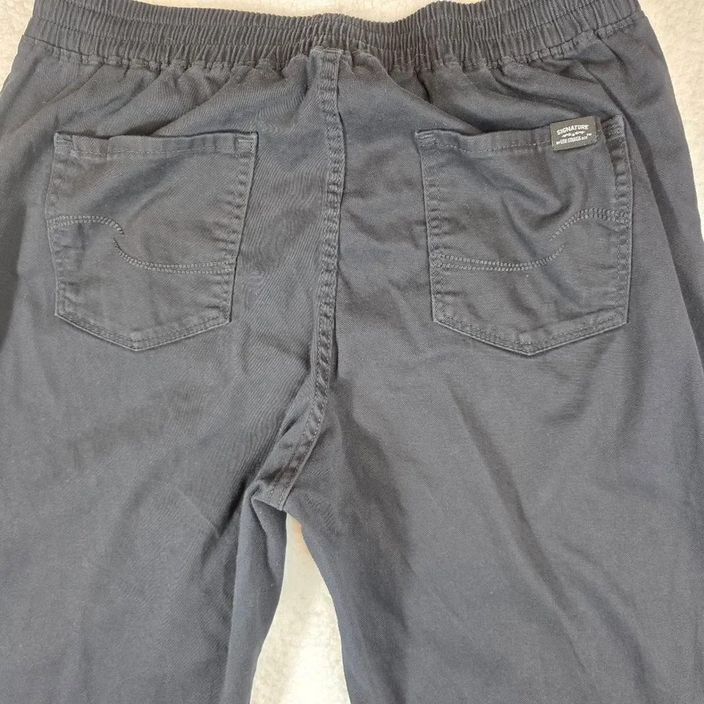 Levi's Signature Wide Leg Cropped Pullon Pants Size 14/32